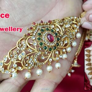 Gold Plated Antique Necklace Set | Bridal Jewellery Collection | Jewel Palace