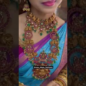 Exclusive Temple Nakshi Bridal Jewellery For Rent @new_ideas_fashions Contact: 9165888555
