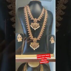 Bridal Jewels Rental available @Nanganallur chennai . whatsapp 9840595337 for booking