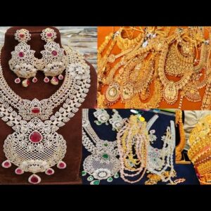 குவியல் குவியலாக Bridal Set Jewellery Huge Latest Trendy New Collection in One Place SowcarpetOnline