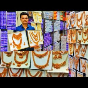 Rs.20 முதல் Chennai Sowcarpet Shopping Biggest Cheapest Jewellery Bridal Haram Necklace Chokers